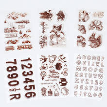 Letters/Flowers/Number Clear Stamps Rubber Silicone Seal for DIY Scrapbooking Card Making Album Decor Crafts Transparent Stamps 2024 - buy cheap