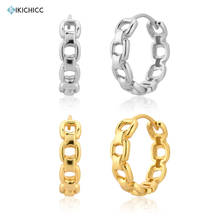 KIKICHICC 925 Sterling Silver 20mm Huggies Chains Hoops 25mm Luxury Women Fashion Jewelry Clips Piercing Pendiente Luxury Jewels 2024 - buy cheap