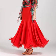Новый танцевальный костюм для фламенко, длинная юбка для бальных танцев, Современный Стандартный Вальс, танцевальное платье Fishbone, испанская одежда для выступлений 2024 - купить недорого