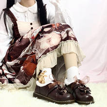 Японский Круглый плюс кашемировые туфли милые студенческие повседневные толстые, с толстой подошвой, в стиле «Лолита»; Женская обувь милые мягкие сестра в стиле «Лолита»; Обувь для костюмированной вечеринки 2024 - купить недорого