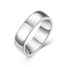 Новый стиль 925 пробы квадратное кольцо для мужчин и женщин Простые Модные брендовые свадебные и вечерние ювелирные изделия 2024 - купить недорого