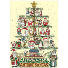 Patrones de árboles de Navidad antiguos, punto de cruz 11CT 14CT18CT, Kits de punto de cruz chino DIY, conjuntos de costura bordada 2024 - compra barato