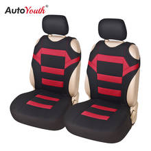 Autoyouth-Protector de asiento de coche, 2 uds., cubierta de asiento delantero, camiseta, accesorios de Interior de coche, rojo, azul, gris, Clorls 2024 - compra barato
