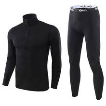 Men's Outdoor Slim Fit Warm Fleece Suit Tactical Training Thermal Underwear Hiking Camping Cycling Sports Suit 2024 - buy cheap