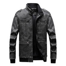 Jaqueta masculina de lã 6xl, casaco quente para motocicleta outono e inverno 2020 2024 - compre barato