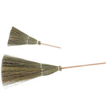 1pc 1:12 Dollhouse Miniature Fairy Garden Broom Cleaning Tools S/L Size 2024 - buy cheap