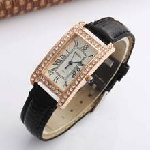 WOMAGE Quartz Wristwatches Fashion Rectangle Watches Women Crystal Womens Watches relogio feminino  reloj mujer bayan kol saati 2024 - buy cheap
