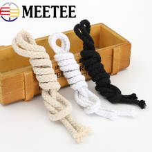 10Meter Meetee 5mm 6mm 7mm 100% Cotton Cord Woven Twisted Rope String Thread DIY Craft Home Decor Cordon Coton Rond 2024 - buy cheap
