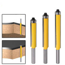 8mm Shank Long Flush Trim Router Bits Set with Bearing Wood Pattern Milling Cutters Kit 3-Size Cutting Length-50&63&76mm 2024 - buy cheap