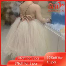 Baby Girls Dress Fluffy Tulle Suspender Dress Children Summer Princess Dress Toddler Dresses X79 2024 - купить недорого