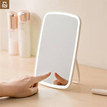 Xiaomi-Espejo de maquillaje Youpin Jordan judy, portátil, inteligente, con luz led, plegable, para dormitorio y Escritorio 2024 - compra barato