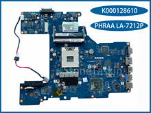 Высококачественная оригинальная материнская плата K000128610 для ноутбука TOSHIBA Satellite P775 P755, PHRAA LA-7212P 100% протестирована 2024 - купить недорого