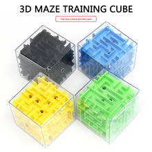 3D Mini Speed Cube Maze Magic Cube Puzzle Game Cubes Magic Learning Toys Labyrinth Rolling Ball Toys For Children Adult 2024 - buy cheap