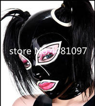 Sexy full head latex mask unisex fetish cosplay mask tokyo ghoul cosplay sexy michael myers mask NO HAIR custom made 2024 - buy cheap