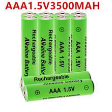 4/8/10/12 Uds AAA de 1,5 V recargable de 3500mah de la batería AAA de 1,5 V alcalina recargable de la batería para la luz led de batería AAA 2024 - compra barato