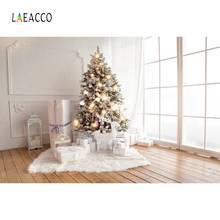 Laeacco Christmas Tree Photocall Photography Backdrops Personalized Interior Carpet Photographic Backgrounds For Photo Studio 2024 - buy cheap