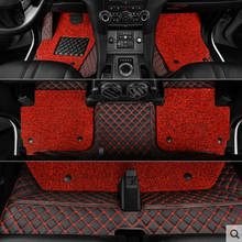 Лучшее качество! Специальные автомобильные коврики для Mercedes Benz AMG GLB 35 2020 7 мест прочные двухслойные Автомобильные Ковры 2024 - купить недорого