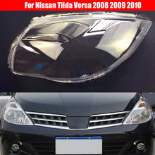 Capa para farol de carro com lentes de substituição, para nissan tiida versa 2008, 2009, 2010 2024 - compre barato