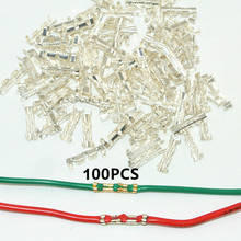 50/100/200Pcs  U-shaped terminal tab cold inserts connectors cold terminal small teeth fascia terminal 0.3-1.5mm2 2024 - buy cheap