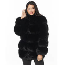 Winter Coat Women Real Fox Fur Jacket Multicolor Customize 2021 New Arrival 2024 - buy cheap