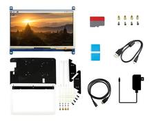 Kit de pantalla para Raspberry Pi 4 Modelo B, con LCD táctil capacitivo de 7 pulgadas 2024 - compra barato