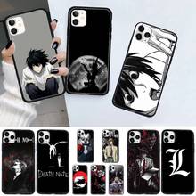 Death Note-funda de lujo para iPhone, carcasa de cómics de suspensión japonesa para iPhone 11, 12 pro, XS MAX, 8, 7, 6, 6S Plus, X, 5S, SE, 2020, XR 2024 - compra barato