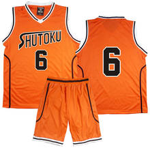 Uniforme escolar Shutoku de Anime para hombre, Camiseta deportiva, conjunto de pantalones cortos, camiseta, uniforme 2024 - compra barato