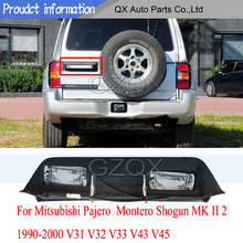 CAPQX Tail Gate Door Registration License Plate Light For Mitsubishi Pajero Montero Shogun MK II 2 1990-2000 V31 V32 V33 V43 V45 2024 - buy cheap