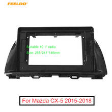 FEELDO Car Audio 10.1 Inch Big Screen Fascia Frame Adapter For Mazda CX-5 2Din DVD Player Dash Audio Fitting Panel Frame Kit 2024 - buy cheap