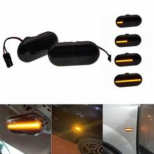 2pcs Led Dynamic Side Marker Turn Signal Light for Renault CLIO I MEGANE LAGUNA ESPACE III Nissan Opel Smart FORTWO Dacia Duster 2024 - buy cheap