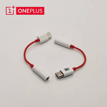 Original oneplus 8 7 pro 6 t tipo c a 3.5mm jack fone de ouvido conversor de fone de ouvido usb tipo-c aux adaptador de áudio conversor de música cabo 2024 - compre barato