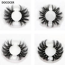 25mm 100% handmade natural thick Eye lashes wispy makeup extention tools 3D mink hair volume soft false eyelashes 2024 - buy cheap