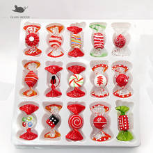 Vintage Multicolor handmade Murano Glass candy Figurines Crafts Wedding Party Christmas home Decor DIY Sweets Ornament Kids Gift 2024 - buy cheap