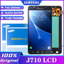 Original 5.5'' Amoled Display for Samsung Galaxy J7 2016 J710 LCD Touch Screen Digitizer SM-J710F J710M J710H J710FN Repair Part 2024 - buy cheap