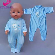 18 Inch Baby New  Doll Pajama Clothes for 43cm Doll Clothes Children Girl Toys Wearing 2024 - buy cheap