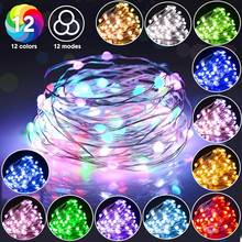 12Colors LED String Light 10M USB Powered Fairy Lights Garland Lamp Bedroom Party Holiday Lighting Christmas Decoration For Home 2024 - buy cheap