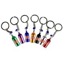 Portable Decorative Keychain Pill Box  Auminum Outdoors Medicine Bottle Key Ring Folding Miniature First Aid Pill Container 2024 - buy cheap