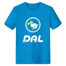 Camiseta com estampa 3d de animais cosplay cruzando dodo airlines camiseta masculina verão casual de algodão azul camiseta gráfica gola redonda 2024 - compre barato