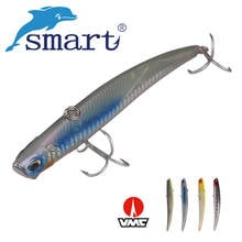 Inteligente vib isca de pesca 140mm 30.5g vmc gancho isca naufrágio artificial vibração duro isca base pesca da carpa leche swimbait 2024 - compre barato