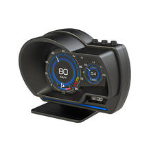 HUD-sistema de alarma dual para coche, dispositivo con pantalla frontal OBD +, GPS, alerta de exceso de velocidad, AP-6 Hud 2024 - compra barato