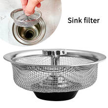 Stainless Steel Sink Strainer Waste Disposer Outfall Strainer Sink Filter Hair Sewer Outfall Kitchen Accessories Kitchen Tool 2024 - buy cheap