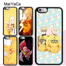 Funda de teléfono de ANIME One Punch Man, Saitama para iPhone 13, 12 Pro Max, mini 11 Pro Max, XS, X, XR, 6S, 7, 8 Plus, SE, 2020 2024 - compra barato