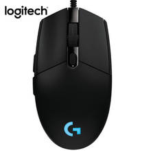 Logitech G102 проводной Мышь игровая оптическая 200-8000 Точек на дюйм Игровые мыши RGB светодиодный Мышь 2024 - купить недорого