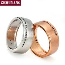 Одежда высшего качества модный дизайн процесс обработки проволоки из розового золота Цвет любовника кольцо с австрийским кристаллом, размеры в ассортменте ZYR378 ZYR379 2024 - купить недорого
