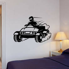 Quad Bike Wall Decal Motorcycle Sport Extreme Race Vinyl Window Stickers Teens Bedroom Man Cave Garage Home Decor Wallpaper E751 2024 - buy cheap