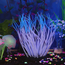 Acuario de silicona pecera Artificial planta de Coral adorno subacuático decoración saludable para agua de mar peces de agua dulce L * 5 2024 - compra barato