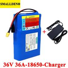 Batería de litio de 36V, 36Ah, 18650, 36000mAh, alta tasa, 20A, BMS, para scooter de equilibrio, cortacésped de bicicleta eléctrica con cargador de 42V y 2A 2024 - compra barato