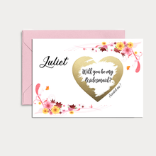 Custom Will You Be My Bridesmaid Scratch Off Proposal Card Maid of Honor Proposal Flower Girl Proposal Personalised Wedding Car 2024 - buy cheap