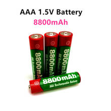 100% New Brand1.5V AAA rechargeable battery 8800mah AAA 1.5V Alkaline Rechargeable batery for led light toy mp3 Free shipping 2024 - buy cheap