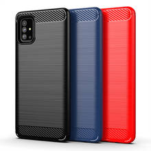 Capa de silicone para samsung galaxy, proteção robusta e macia, para os modelos a51, a71, a20, a30, a40, a70, a50s 2024 - compre barato